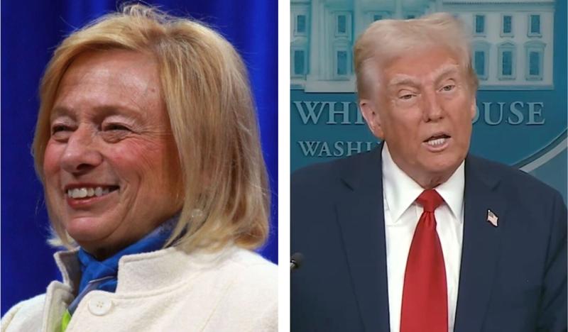 Trump, Maine governor spar over men participating in womens sports