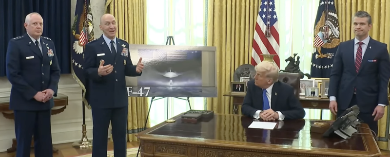Trump showcases next-generation stealth plane