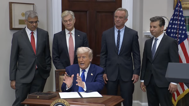 Trump signs executive order aiming to slash prescription drug costs up to 90%