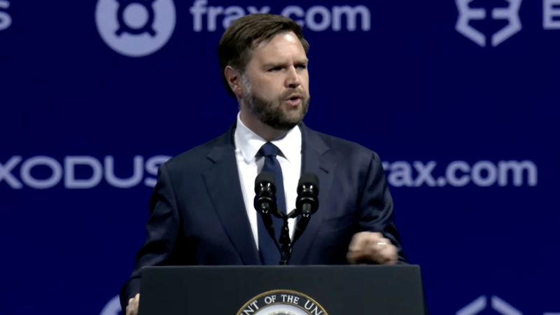 Vance, Trump brothers promote cryptocurrency at Bitcoin conference