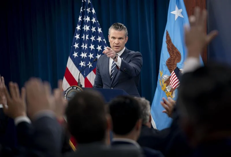 WATCH: Hegseth, Caine tout Iran strike success, criticize leaks