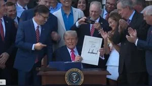 Trump signs ‘big, beautiful bill’ during White House July 4 celebration