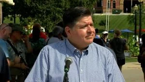 WATCH: Pritzker welcomes FBI looking for TX Dems in IL, dismisses bribery question