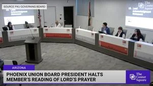 WATCH: Phoenix school board member shut down for praying