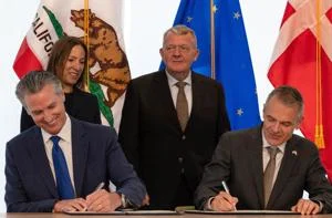 Newsom meets with Danes, talks about Trump but not 2028